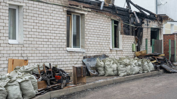Professional Fire Damage Removal technician working in West Berlin, NJ
